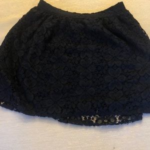 black skirt
